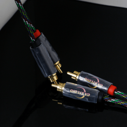 GA STUDIO HY-U10S-AA UPOCC Copper 2RCA Male to 2RCA Male Stereo Audio Cable