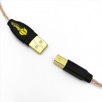 Reddle Audio LUX – Pure Copper And Silver Male A To Male B Cable