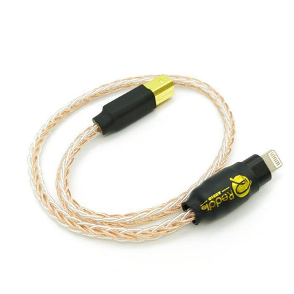 Reddle Audio LUX – Pure Copper And Silver Lightning To Male B OTG Cable