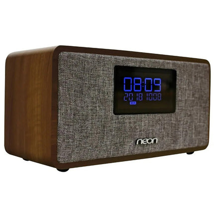 NEON MS260 - Stereo Bluetooth Radio Clock Alarm Speaker System