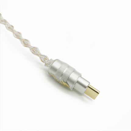 Reddle Audio DORA- Silver Plated With Gold,Silver-Plated Copper USB C Lightning OTG Digital Cable