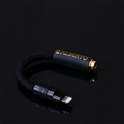 ALB AUDIO – SAC Type C, Ligtning To 3.5mm, 2.5mm, 4.4mm Balanced Gold-Silver-Copper-Palladium Alloy Headphone Jack Adapter