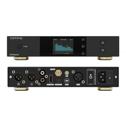 TOPPING Centaurus Fully Balanced high Performance R2R DAC (Black)