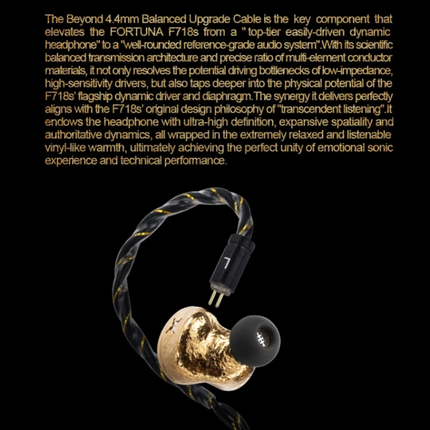 EarAcoustic Audio FORTUNA F718S Flagship In-ear Monitors