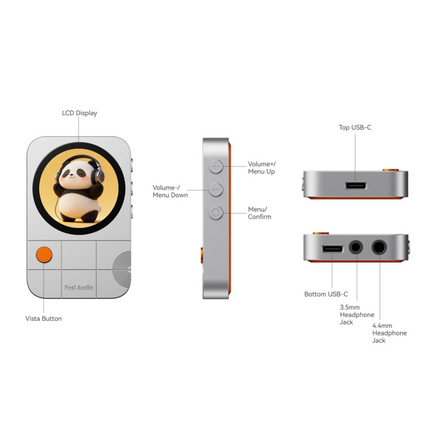 Fosi Audio MD3 Portable Magnetic DAC Headphone Amp