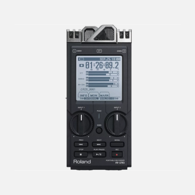 Roland R-26 Portable Recorder 6-Channel Digital Field Audio
