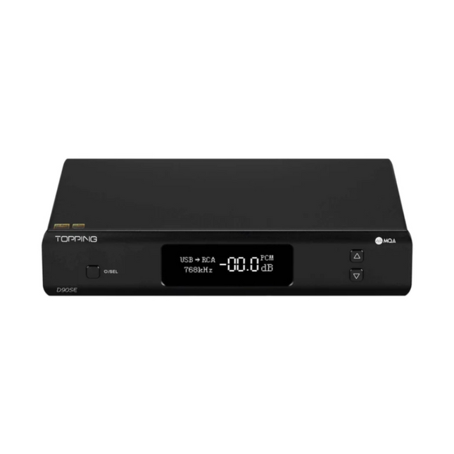 TOPPING D90SE MQA Bluetooth Full Balanced DAC (Black)