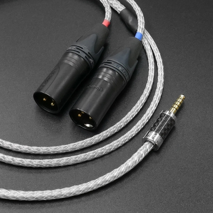 Reddle Audio VIC 4.4mm Balanced Male to 2× XLR 3‑Pin Stereo Interconnect | 1m | Gold‑Silver‑Palladium Alloy